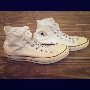 Converse All Star: Chuck Taylor White 11M/13F